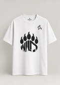 Printed White Oversized T-Shirt
