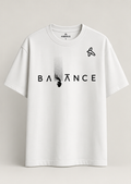 Printed White Oversized T-Shirt