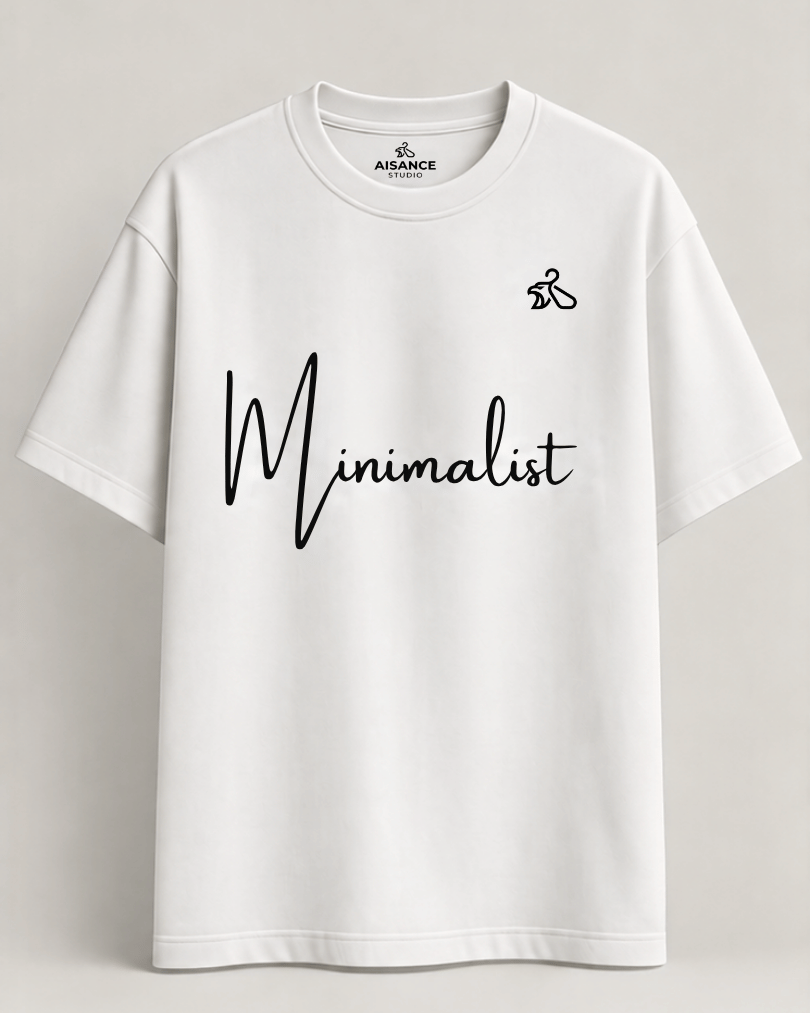 Printed White Oversized T-Shirt